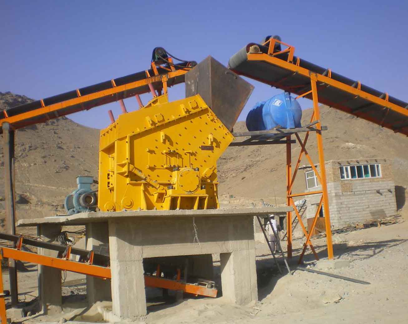 150TPH limestone crushing production in Egypt